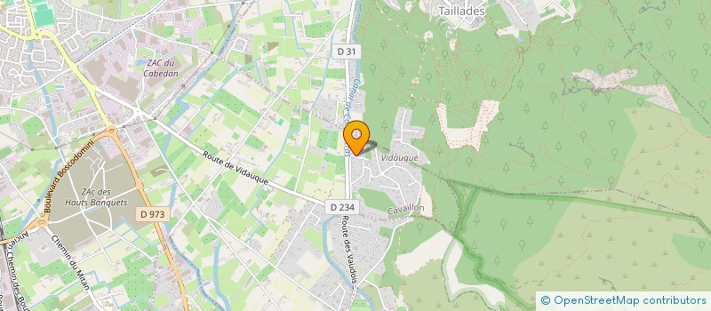 localisation de l'entreprise LES LICORNES à CAVAILLON