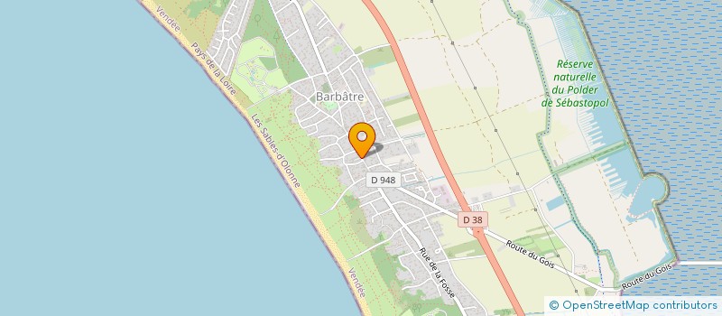 localisation de l'entreprise LES LICORNES  BARBATRE