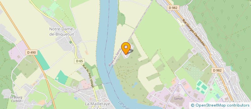 localisation de l'entreprise LES LICORNES D OR  LE TRAIT