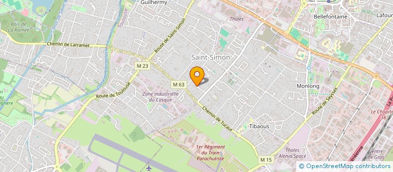localisation de l'entreprise LES LICORNES FILANTES à TOULOUSE