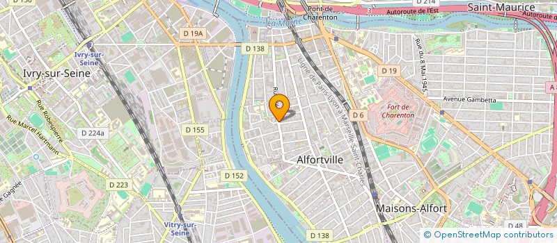 localisation de l'entreprise LES LIEBIZE à ALFORTVILLE