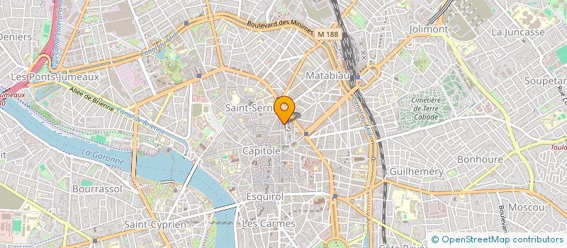 localisation de l'entreprise LES LIENS DE LA CREATION à TOULOUSE