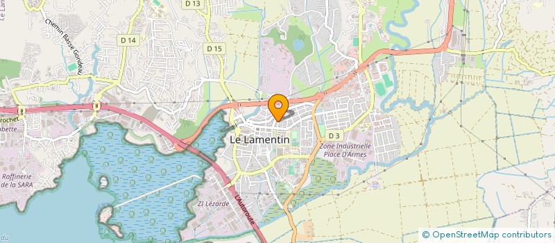 localisation de l'entreprise LES LIENS DU COEUR (LLCD)  LE LAMENTIN