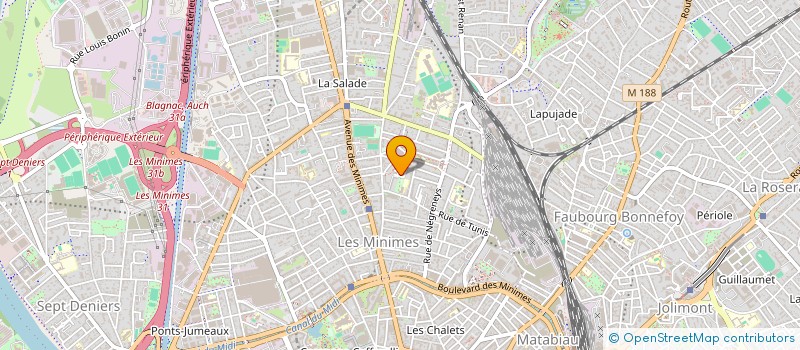 localisation de l'entreprise LES LIENS DU SON à TOULOUSE