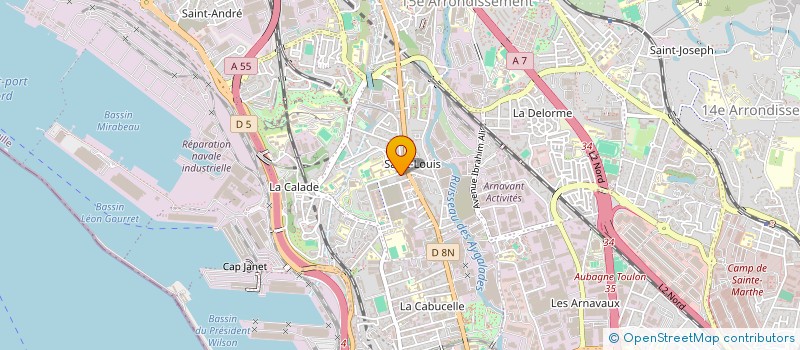 localisation de l'entreprise LES LIENS ET EL OSRA à MARSEILLE