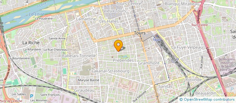 localisation de l'entreprise LES LIERRES BLANCS  TOURS