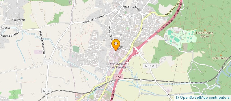 localisation de l'entreprise LES LIEUX DE L'ETRE  VENELLES