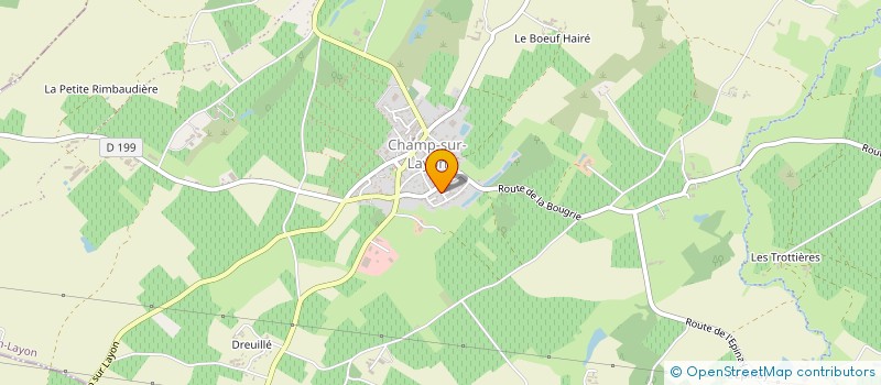 localisation de l'entreprise LES LIGERIENS EN VADROUILLE à BELLEVIGNE-EN-LAYON