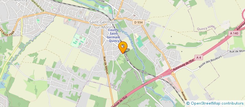 localisation de l'entreprise LES LIGNIERES  QUINCY-VOISINS