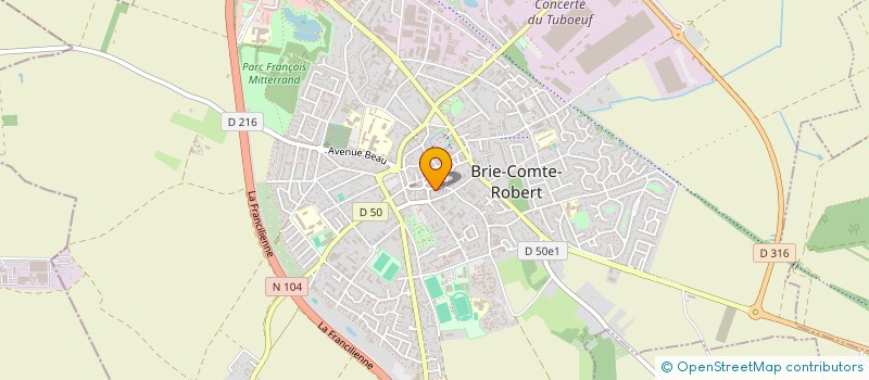 localisation de l'entreprise LES LILAS à BRIE-COMTE-ROBERT