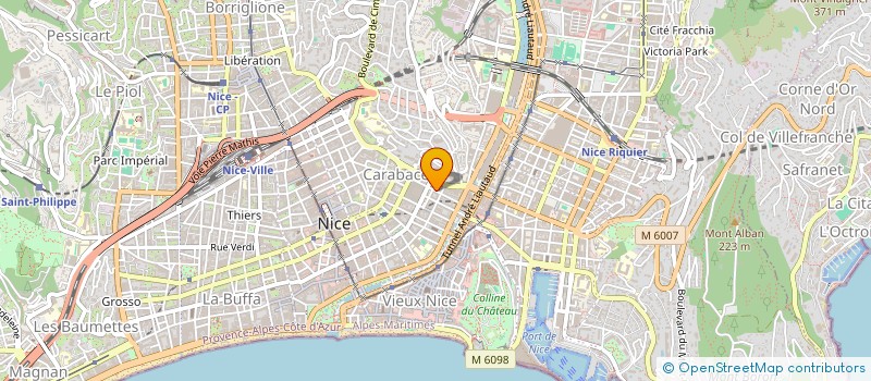 localisation de l'entreprise LES LILAS  NICE