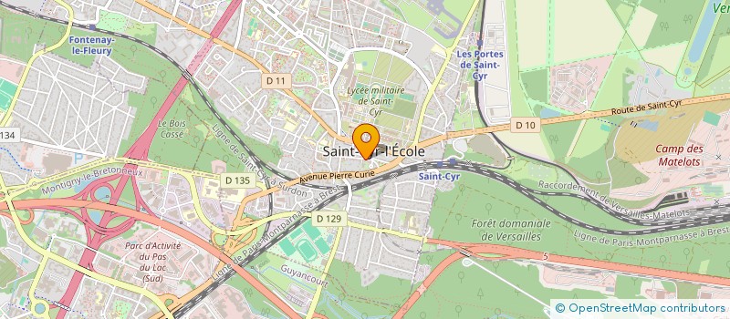 localisation de l'entreprise LES LILAS à SAINT-CYR-L'ECOLE