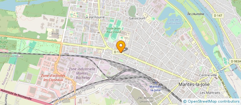 localisation de l'entreprise LES LILAS  MANTES-LA-JOLIE