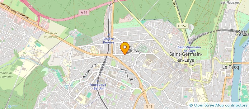 localisation de l'entreprise LES LILAS  SAINT-GERMAIN-EN-LAYE