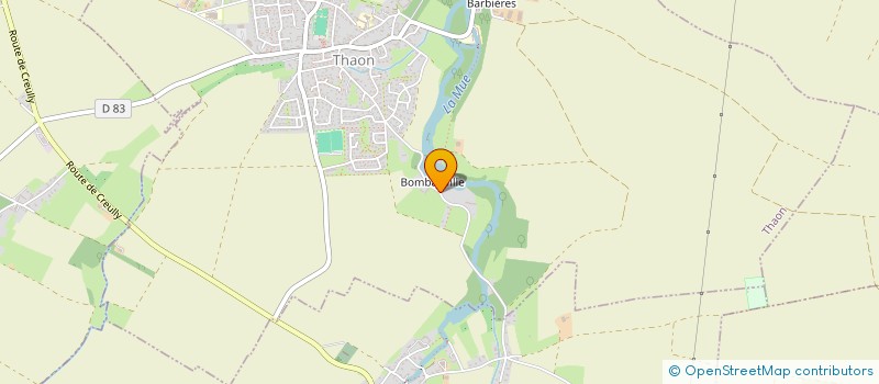 localisation de l'entreprise LES LILAS  THAON