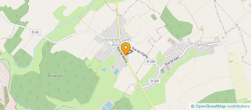 localisation de l'entreprise LES LILAS  LIXING-LES-SAINT-AVOLD