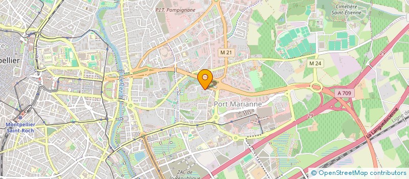 localisation de l'entreprise LES LILAS à MONTPELLIER