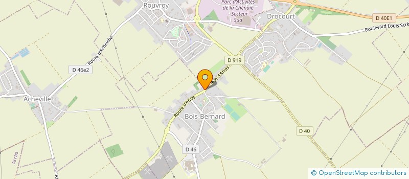 localisation de l'entreprise LES LILAS  BOIS-BERNARD