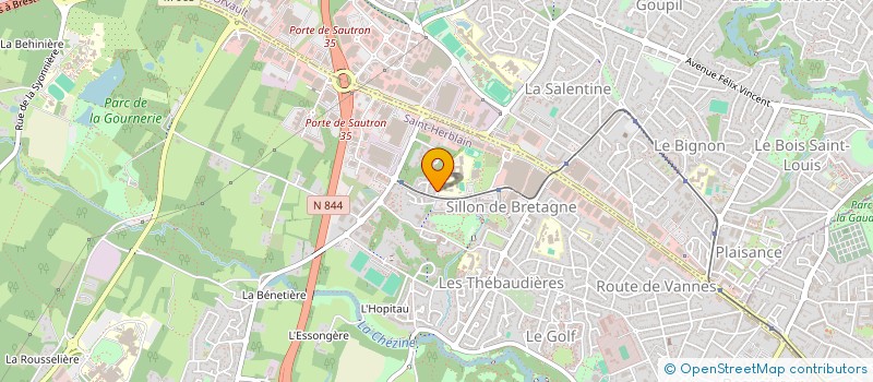 localisation de l'entreprise LES LILAS  SAINT-HERBLAIN