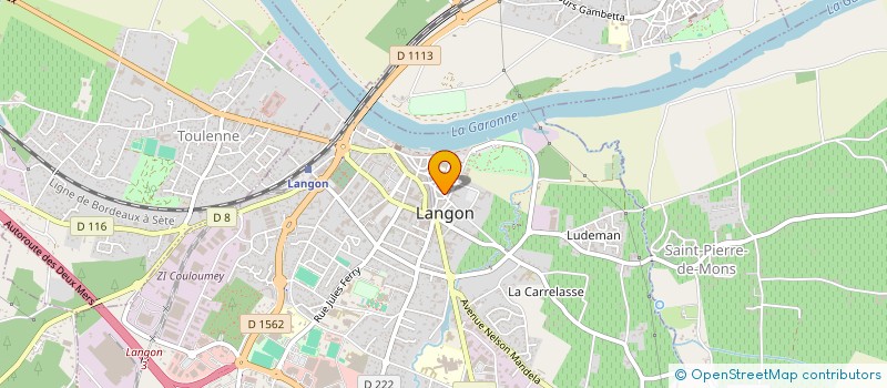 localisation de l'entreprise LES LILAS à LANGON