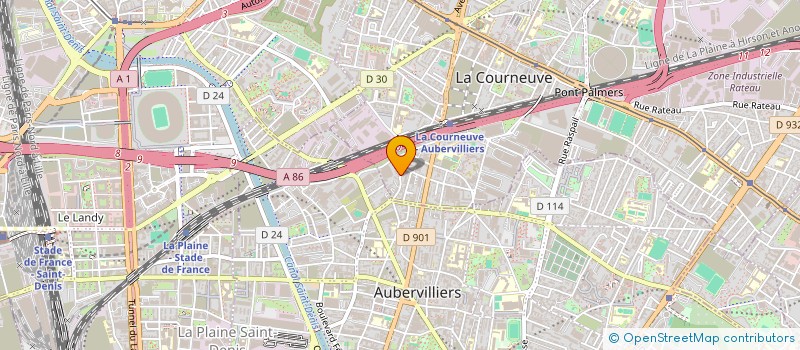 localisation de l'entreprise LES LILAS  PARIS