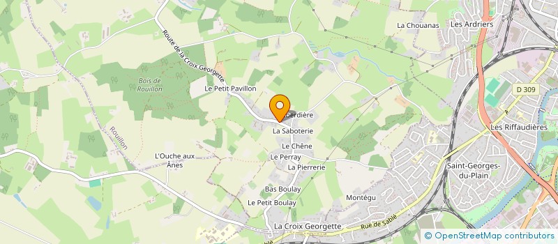 localisation de l'entreprise LES LILAS  ROUILLON