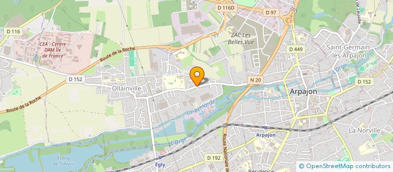 localisation de l'entreprise LES LILAS  OLLAINVILLE