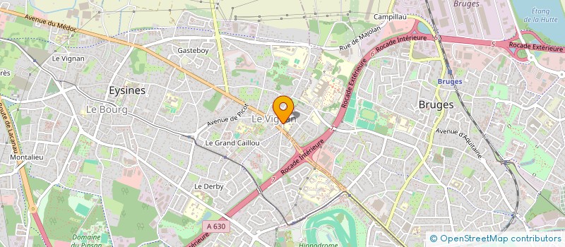 localisation de l'entreprise LES LILAS DE PIRAILLAN  EYSINES