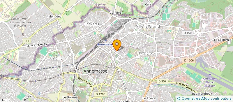 localisation de l'entreprise LES LILAS DU LEVANT à ANNEMASSE