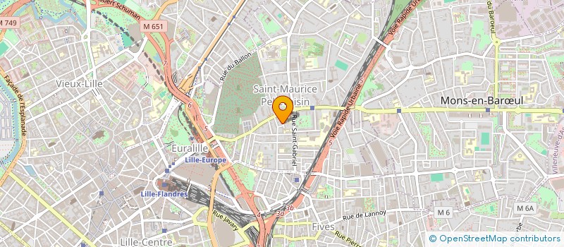 localisation de l'entreprise LES LILLEUSES à LILLE