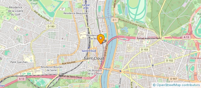 localisation de l'entreprise LES LIMACES à SAINT-CLOUD
