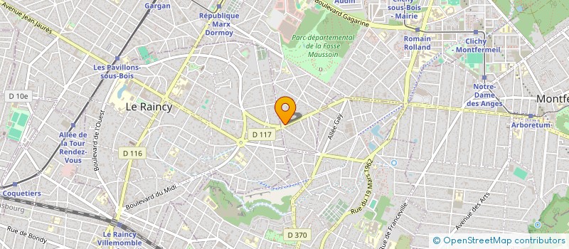 localisation de l'entreprise LES LIMITES à CLICHY-SOUS-BOIS