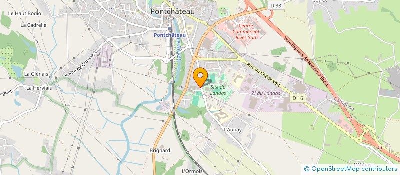 localisation de l'entreprise LES LINDARETS  PONTCHATEAU