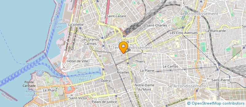 localisation de l'entreprise LES LINGERIES FRANCAISES à MARSEILLE