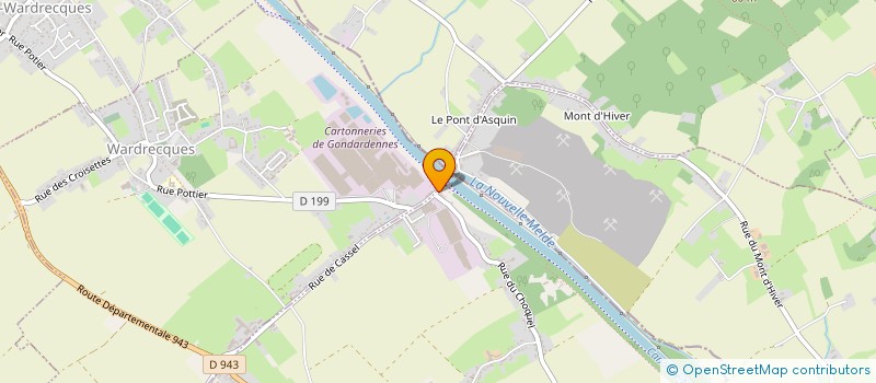 localisation de l'entreprise LES LION'S DARTS  RACQUINGHEM