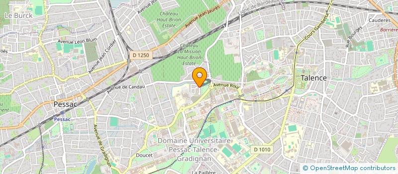 localisation de l'entreprise LES LIONCEAUX DE TALENCE à PESSAC