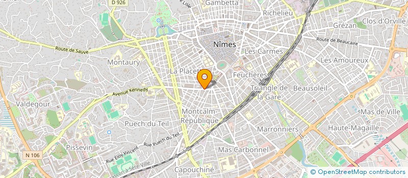 localisation de l'entreprise LES LIONNES DE L'ATLAS. FIT' (LDA.FIT')  NIMES