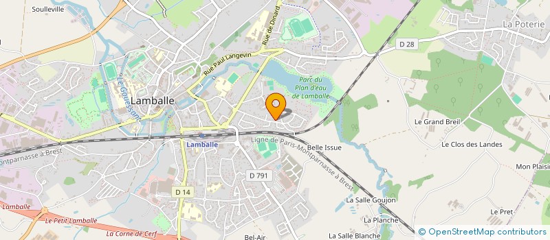 localisation de l'entreprise LES LIONNES DU PENTHIEVRE à LAMBALLE-ARMOR