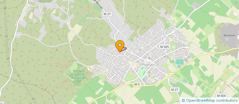 localisation de l'entreprise LES LIONS AU SOLEIL à PIGNAN