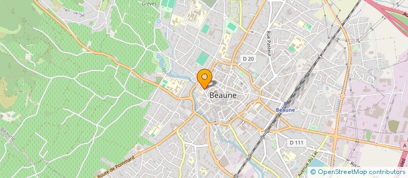 localisation de l'entreprise LES LIONS D OR à BEAUNE