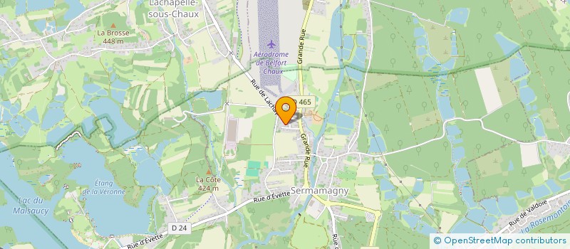localisation de l'entreprise LES LIONS PALMES à VALDOIE