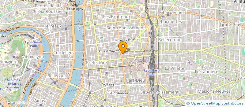 localisation de l'entreprise LES LIONS THAI  LYON