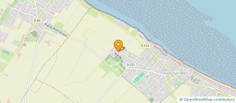 localisation de l'entreprise LES LIQUIDAMBARS  LION-SUR-MER