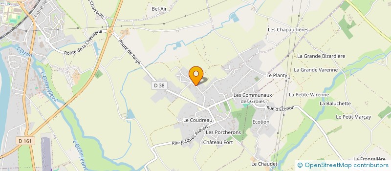 localisation de l'entreprise LES LIS DANS LE DESERT à CHATELLERAULT
