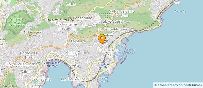 localisation de l'entreprise LES LISERONS à BEAULIEU-SUR-MER