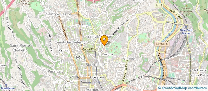 localisation de l'entreprise LES LISERONS DE MOUGINS à NICE