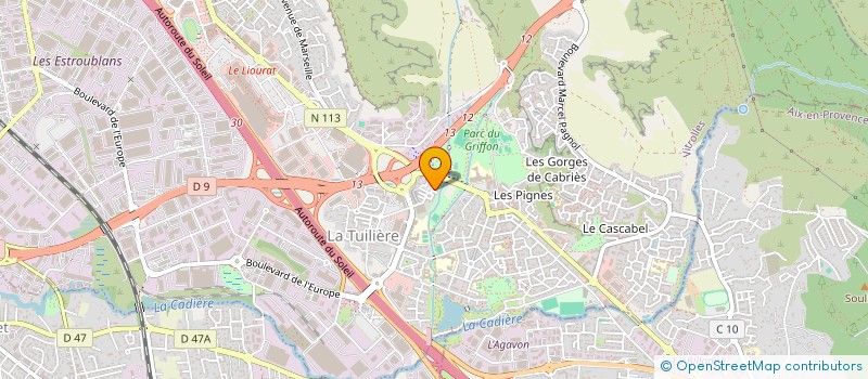 localisation de l'entreprise LES LISEURS DE PROVENCE à VITROLLES