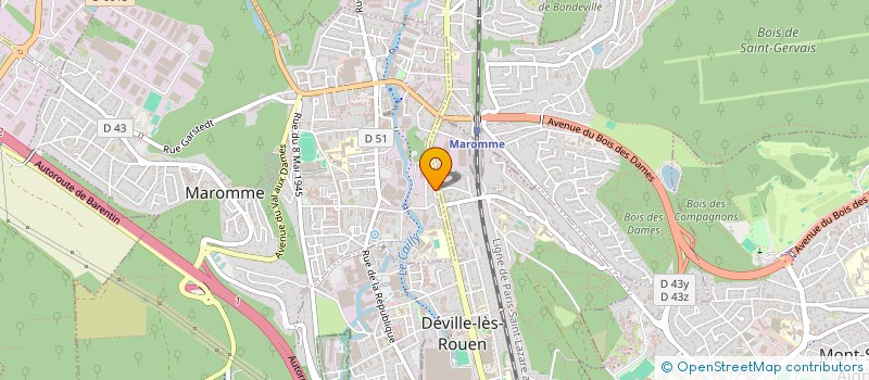 localisation de l'entreprise LES LITTLE GAZELLES  MAROMME