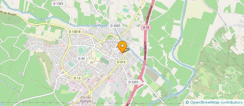 localisation de l'entreprise LES LIVRES D'ANAIS à PEZENAS