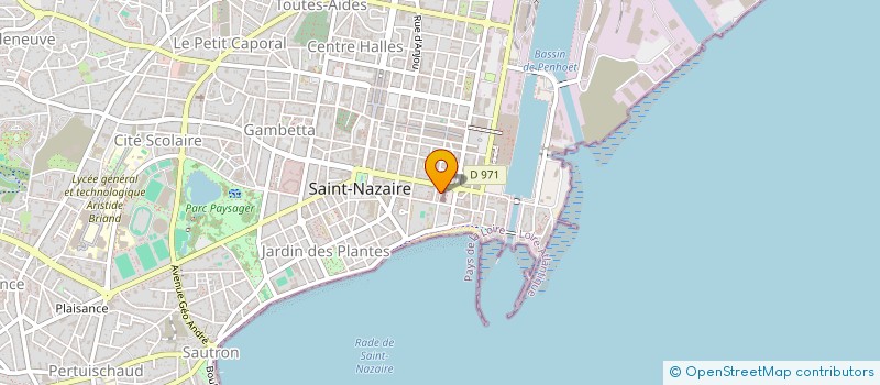 localisation de l'entreprise LES LIVRES DU PARVIS  SAINT-NAZAIRE